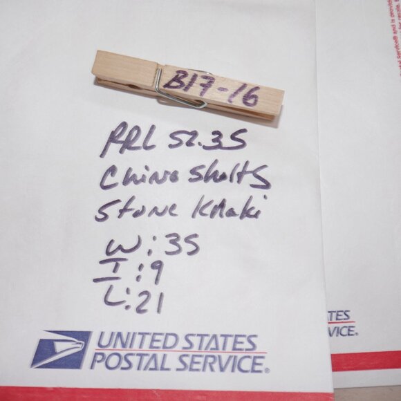 Polo Ralph Lauren Men's Size 35 Prospect Chino Shorts Stone Khaki/Tan EUC - Picture 8 of 8